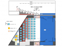 新型コロナウイルス感染対策用客席レイアウト例48席